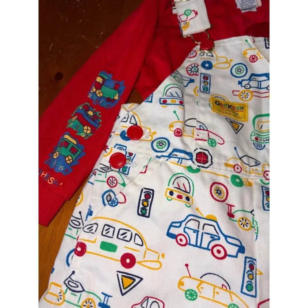 OshKosh Bgosh white overalls